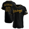 Davalo P.Pirates #10 Bryan Reynolds Player Black Home Limited Elite Stitched Jerseys