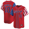 Davalo P.Pirates #10 Bryan Reynolds Player Red 2025 Independence Day Vapor Premier Limited Stitched Jerseys