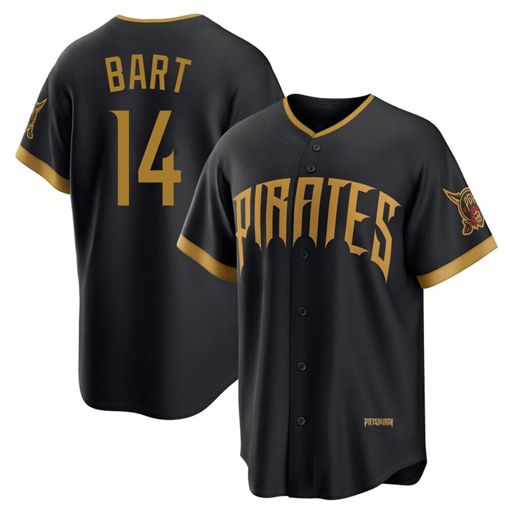Davalo P.Pirates #14 Joey Bart Player Black 2026 City Connect Home Game Stitched Jerseys