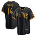 Davalo P.Pirates #14 Joey Bart Player Black 2026 City Connect Home Game Stitched Jerseys