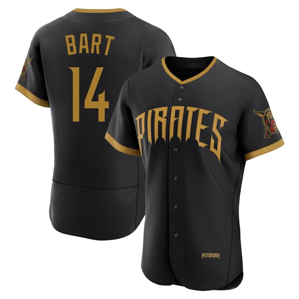 Davalo P.Pirates #14 Joey Bart Player Black 2026 City Connect Home Limited Elite Stitched Jerseys