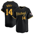 Davalo P.Pirates #14 Joey Bart Player Black Alt Home Limited Stitched Jerseys