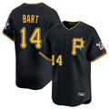 Davalo P.Pirates #14 Joey Bart Player Black Alternate Limited Game Stitched Jerseys