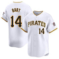 Davalo P.Pirates #14 Joey Bart Player White Home Limited Stitched Jerseys