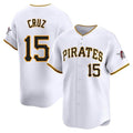 Davalo P.Pirates #15 Oneil Cruz Player White Home Limited Stitched Jerseys