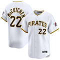 Davalo P.Pirates #22 Andrew McCutchen Player White Home Limited Stitched Jerseys