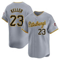 Davalo P.Pirates #23 Mitch Keller Player Gray Road Home Limited Stitched Jerseys