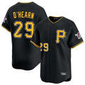Davalo P.Pirates #29 Ryan O'Hearn Player Black Alternate Limited Game Stitched Jerseys