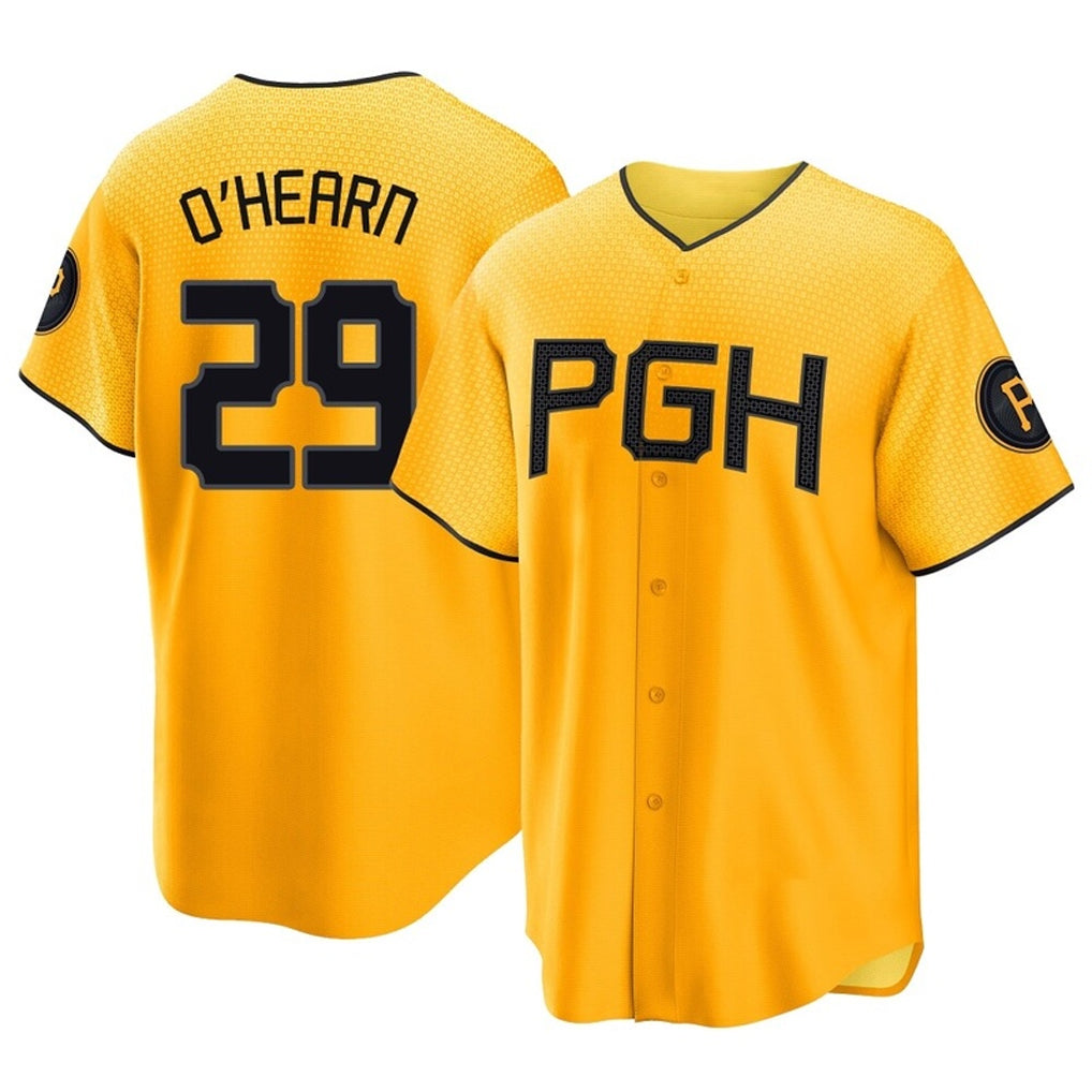 Davalo P.Pirates #29 Ryan O?¡®Hearn Player Gold City Connect Home Game Stitched Jerseys