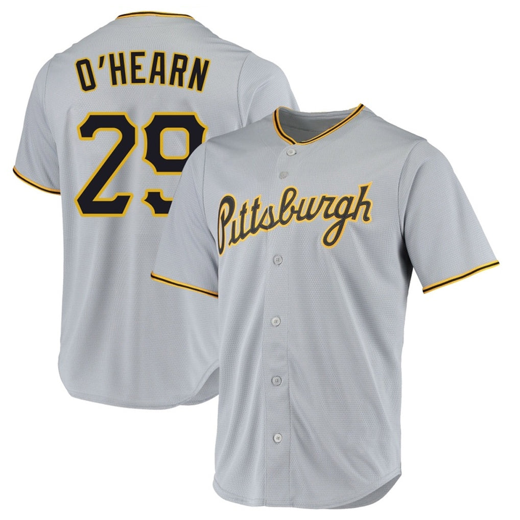 Davalo P.Pirates #29 Ryan O?¡®Hearn Player Gray Road Home Game Stitched Jerseys