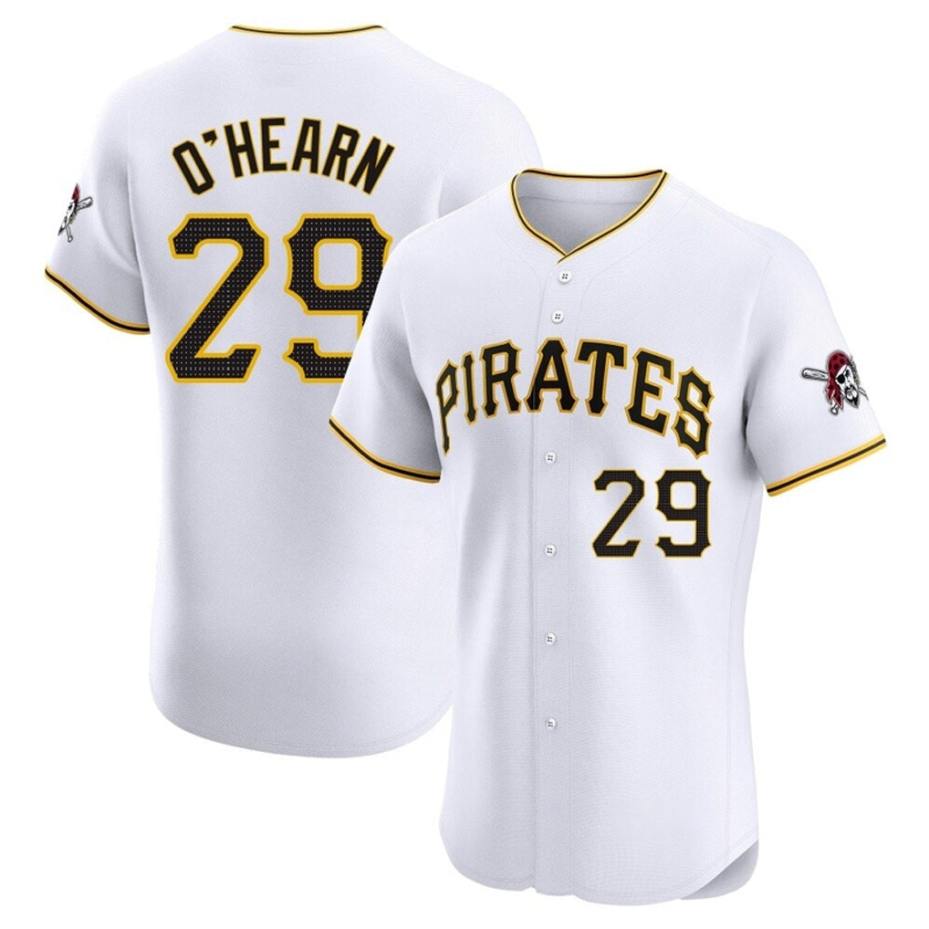 Davalo P.Pirates #29 Ryan O'Hearn Player White Home Limited Elite Stitched Jerseys