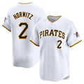 Davalo P.Pirates #2 Spencer Horwitz Player White Home Limited Stitched Jerseys