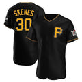 Davalo P.Pirates #30 Paul Skenes Player Black Alternate 2025 Home Limited Elite Stitched Jerseys