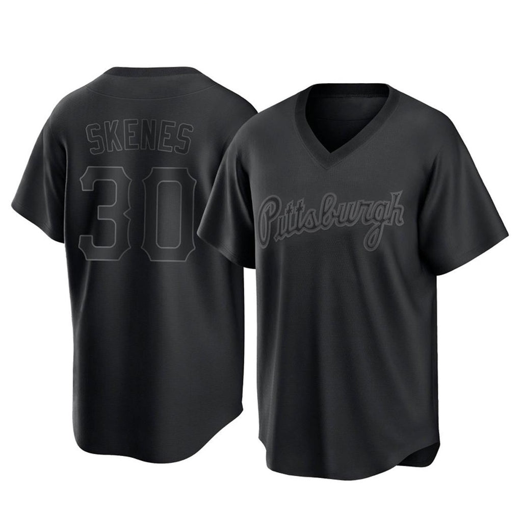 Davalo P.Pirates #30 Paul Skenes Player Black Fashion Home Game Stitched Jerseys