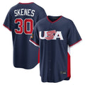 Davalo P.Pirates #30 Paul Skenes Player Navy USA 2026 World Classic Home Limited Stitched Jerseys