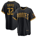 Davalo P.Pirates #32 Henry Davis Player Black 2026 City Connect Home Game Stitched Jerseys