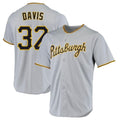 Davalo P.Pirates #32 Henry Davis Player Gray Road Home Game Stitched Jerseys
