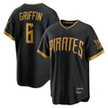 Davalo P.Pirates #6 Konnor Griffin Player Black 2026 City Connect Home Game Stitched Jerseys