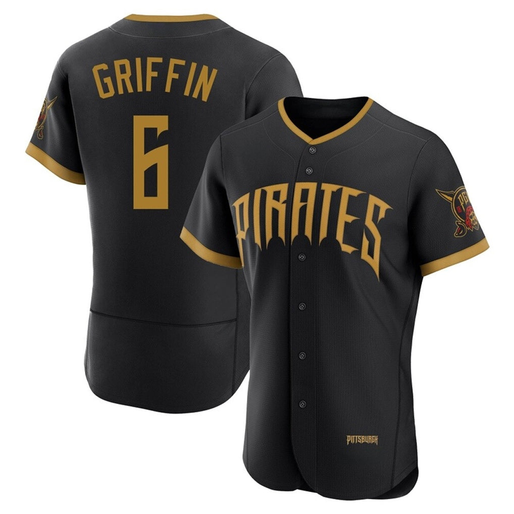 Davalo P.Pirates #6 Konnor Griffin Player Black 2026 City Connect Home Limited Elite Stitched Jerseys