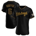 Davalo P.Pirates #6 Konnor Griffin Player Black Home Limited Elite Stitched Jerseys