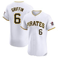 Davalo P.Pirates #6 Konnor Griffin Player White Home Limited Elite Stitched Jerseys