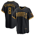 Davalo P.Pirates #8 Willie Stargell Player Black 2026 City Connect Home Limited Stitched Jerseys