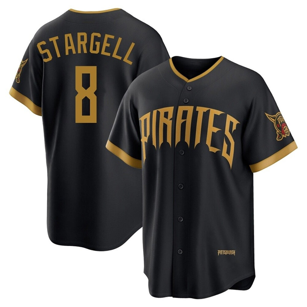 Davalo P.Pirates #8 Willie Stargell Player Black 2026 City Connect Home Limited Stitched Jerseys