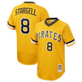 Davalo P.Pirates #8 Willie Stargell Player Gold Mitchell & Ness Cooperstown Collection 1979 Limited Stitched Jerseys