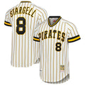 Davalo P.Pirates #8 Willie Stargell Player White Mitchell & Ness Cooperstown Collection 1979 Limited Stitched Jerseys