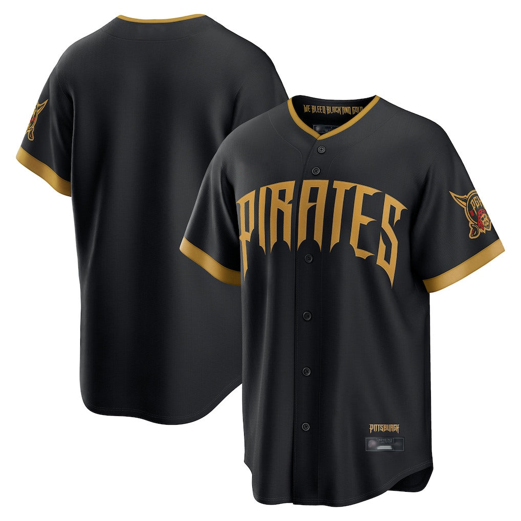 Davalo P.Pirates Blank Player Black 2026 City Connect Home Limited Stitched Jerseys