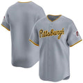 Davalo P.Pirates Blank Player Gray Road Home Limited Stitched Jerseys