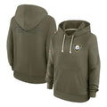 Davalo P.Steelers Olive Salute to Service Pullover Hoodies Limited Blank Player Stitched Jerseys