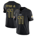 Davalo P.Steelers #11 Michael Pittman Jr. Player Black Impact Limited Home Game Stitched Jerseys
