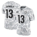 Davalo P.Steelers #13 Rico Dowdle Player Arctic Camo Limited Salute To Service Home Game Stitched Jerseys