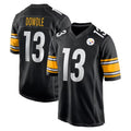 Davalo P.Steelers #13 Rico Dowdle Player Black Home Game Stitched Jerseys