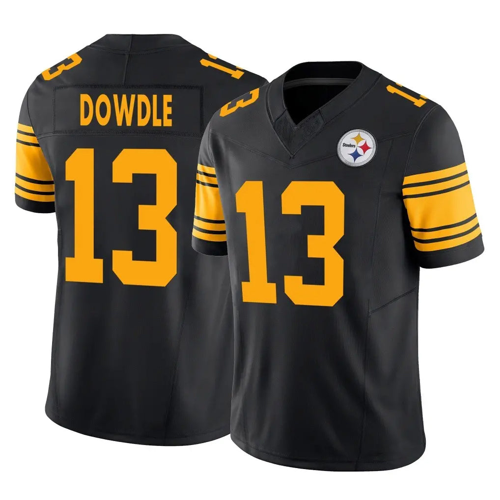 Davalo P.Steelers #13 Rico Dowdle Player Black Limited 2nd Alternate Vapor F.U.S.E. Home Game Stitched Jerseys