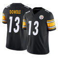 Davalo P.Steelers #13 Rico Dowdle Player Black Limited Vapor F.U.S.E. Home Game Stitched Jerseys