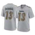 Davalo P.Steelers #13 Rico Dowdle Player Gray Atmosphere Fashion Home Game Stitched Jerseys