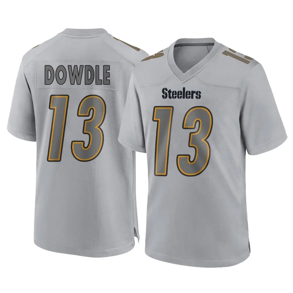 Davalo P.Steelers #13 Rico Dowdle Player Gray Atmosphere Fashion Home Game Stitched Jerseys