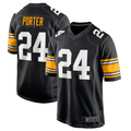 Davalo P.Steelers #24 Joey Porter Jr. Black Alternate Game American Stitched Jerseys