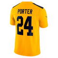 Davalo P.Steelers #24 Joey Porter Jr. Gold Alternate 1933 Throwback Vapor F.U.S.E. Limited Jerseys