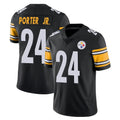 Davalo P.Steelers #24 Joey Porter Jr. Player Black Limited Vapor Untouchable Home Game Stitched Jerseys