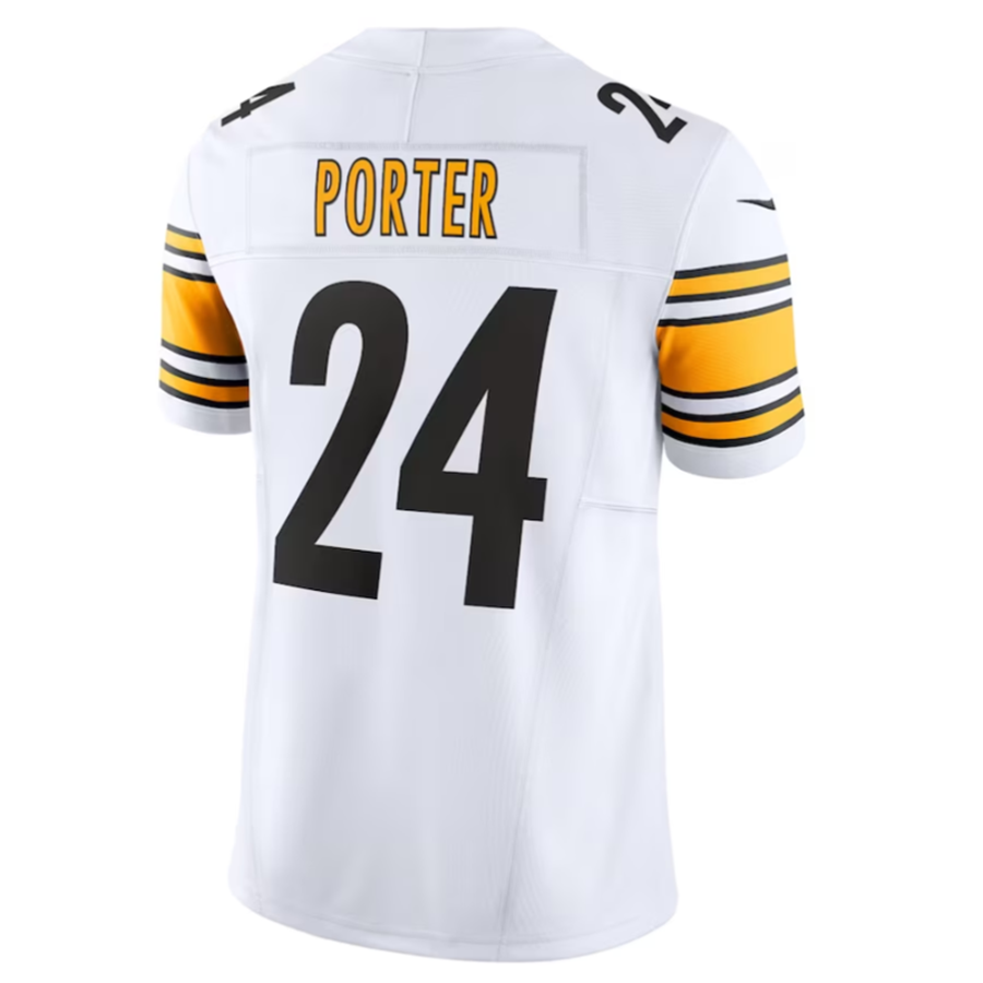 Davalo P.Steelers #24 Joey Porter Jr. White Vapor F.U.S.E. Limited American Stitched Jerseys