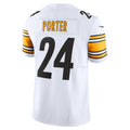 Davalo P.Steelers #24 Joey Porter Jr. White Vapor F.U.S.E. Limited Jersey