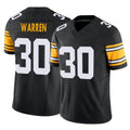 Davalo P.Steelers #30 Jaylen Warren Player Black Limited Alternate Vapor F.U.S.E. Home Game Stitched Jerseys