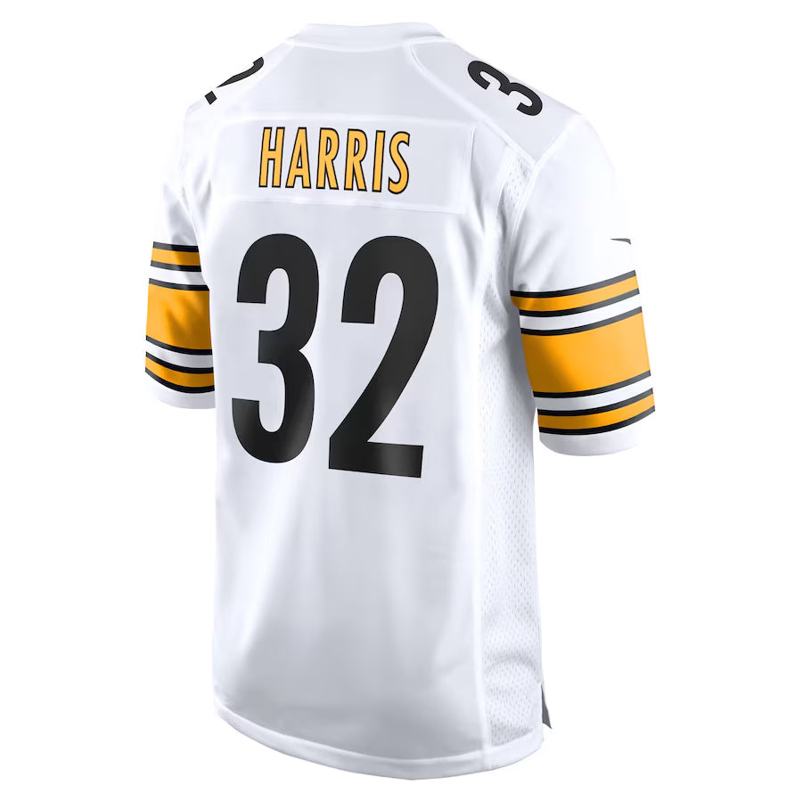 Davalo P.Steelers #32 Franco Harris Player White Home Game Stitched Jerseys