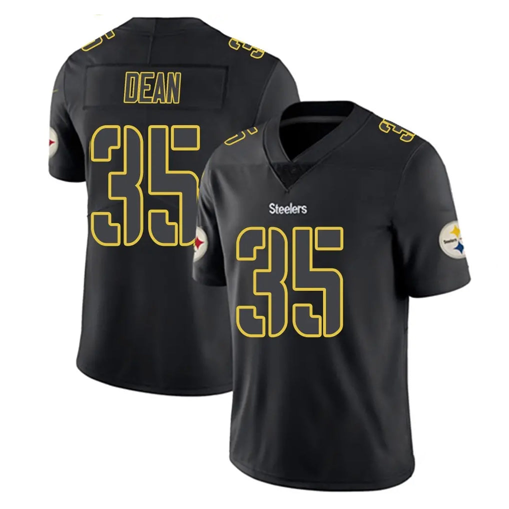 Davalo P.Steelers #35 Jamel Dean Player Black Impact Limited Home Game Stitched Jerseys