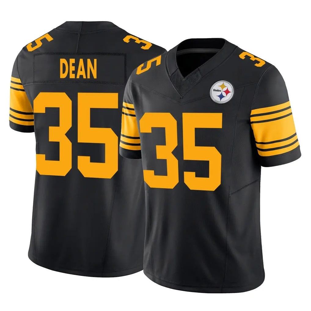 Davalo P.Steelers #35 Jamel Dean Player Black Limited 2nd Alternate Vapor F.U.S.E. Home Game Stitched Jerseys