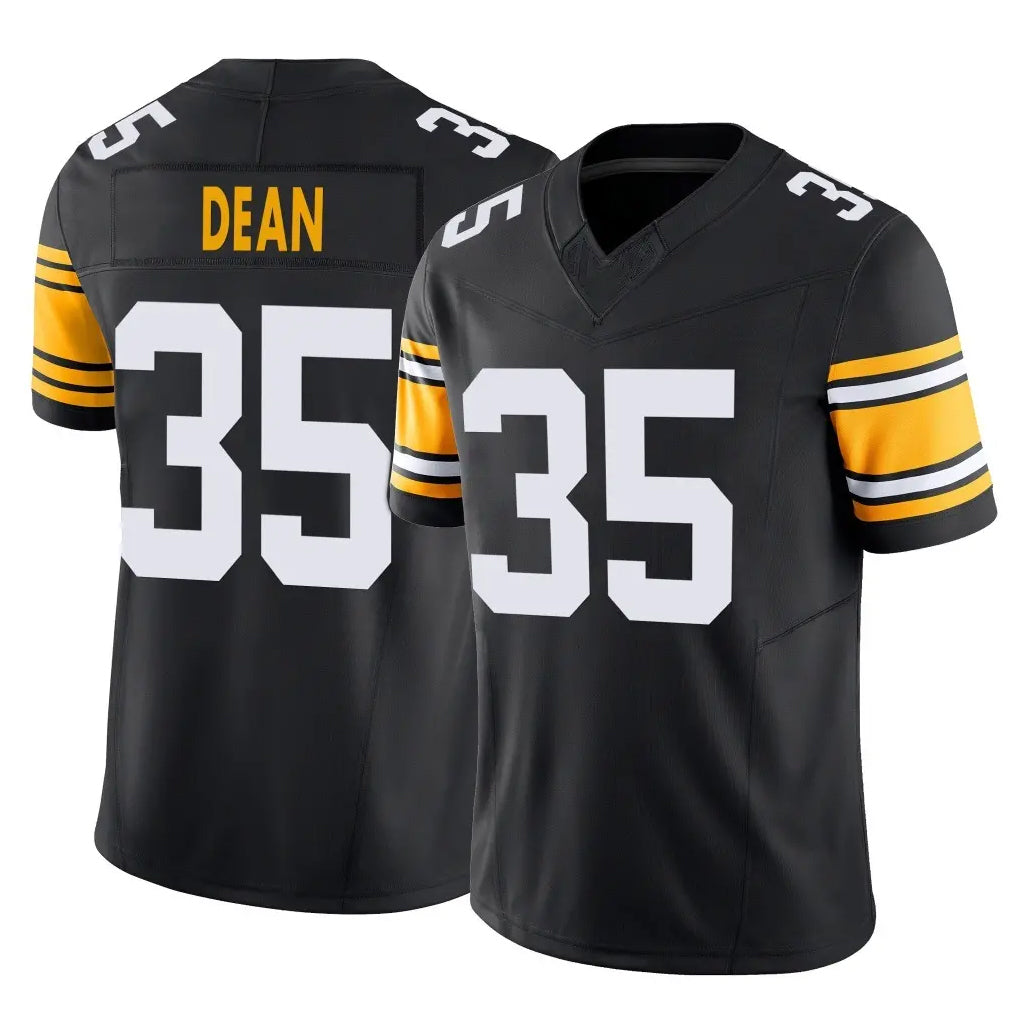 Davalo P.Steelers #35 Jamel Dean Player Black Limited Alternate Vapor F.U.S.E. Home Game Stitched Jerseys
