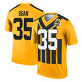 Davalo P.Steelers #35 Jamel Dean Player Gold Legend Limited 1933 Throwback Performance Home Game Stitched Jerseys